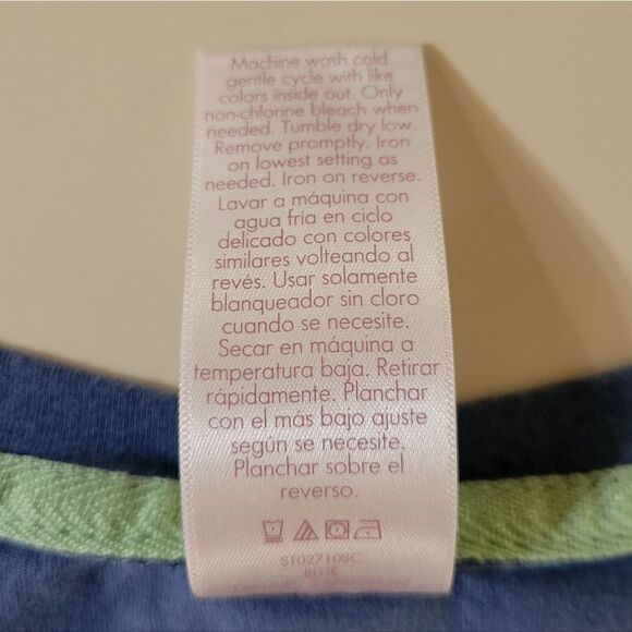 Secret Treasures Womens Blue Short Sleeve Top - Picture 12 of 13